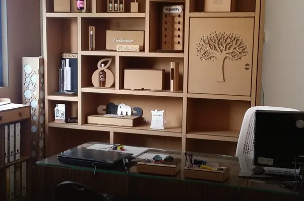 Mobiliario fabricado por Cordrac Laser