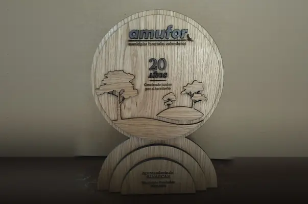 Trofeos fabricado por Cordrac Laser