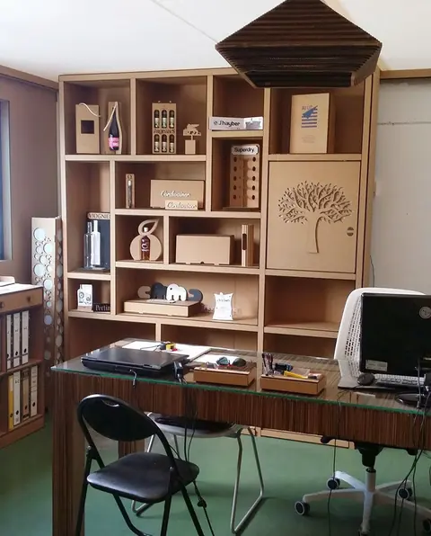 Mobiliario fabricado por Cordrac Laser