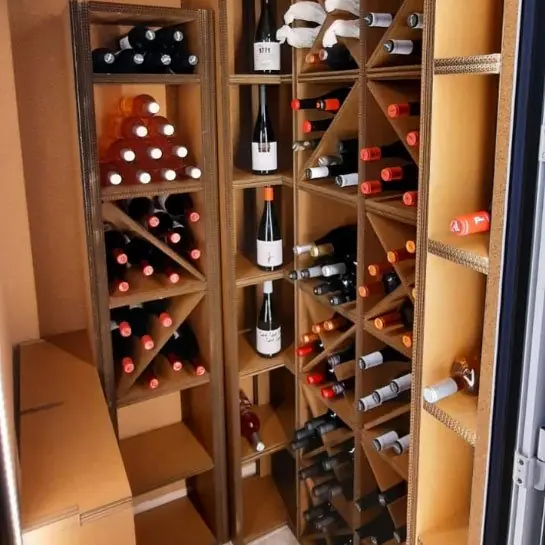 Estantería de vino fabricado por Cordrac Laser